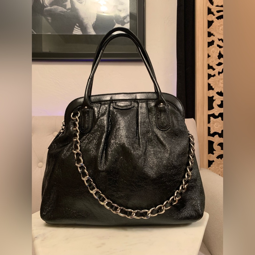 Banana Republic Black Leather Shoulder Bag